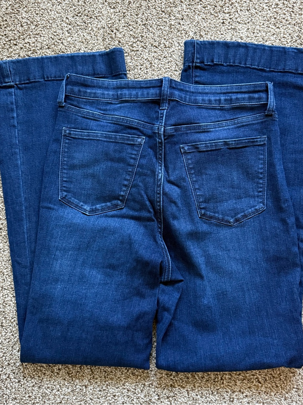 LC Lauren Conrad Deep Blue Flare Jeans